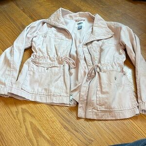 Pink canvas jacket